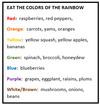 Eat The Colors Of The Rainbow