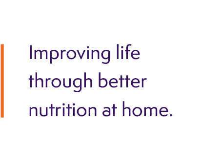 Improving life through better nutrition at home
